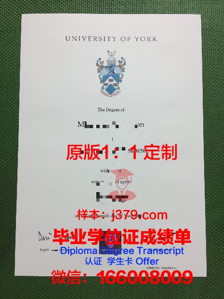 约克大学毕业证书为什么不写major(英国约克大学硕士毕业证)