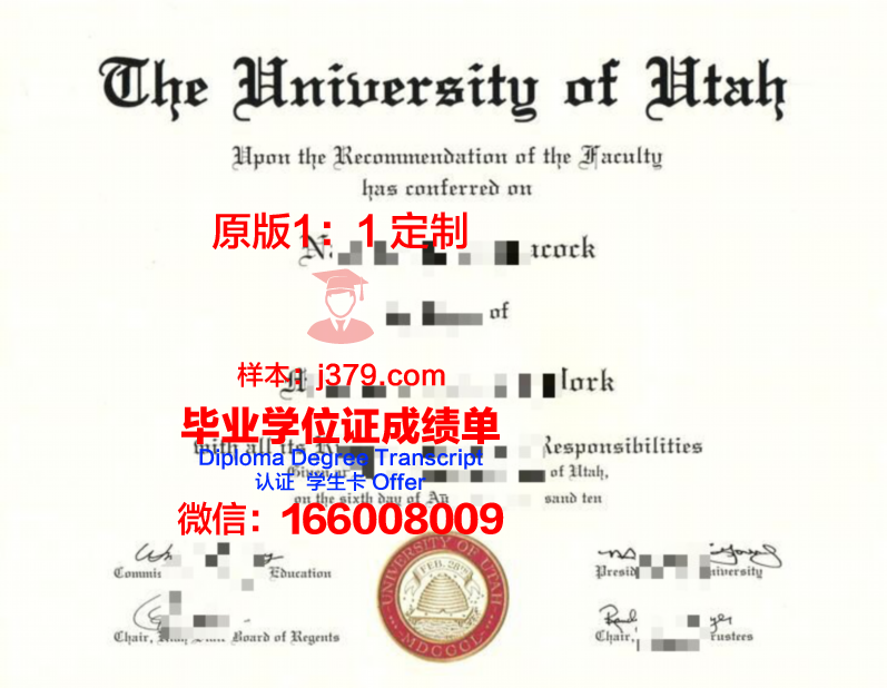 犹他大学毕业证书什么颜色(犹他大学回国就业)