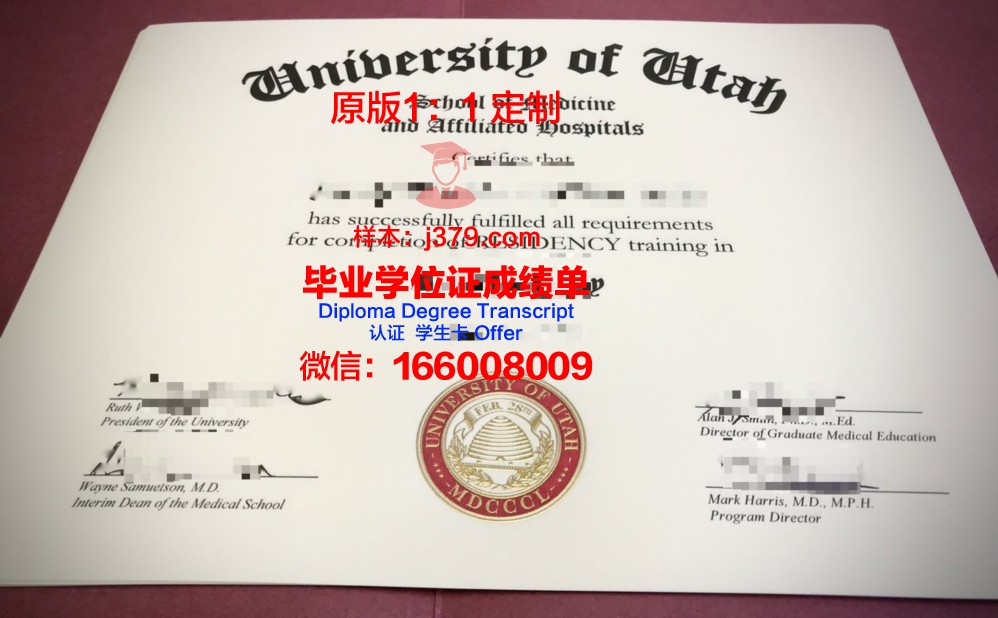 犹他州立大学毕业证