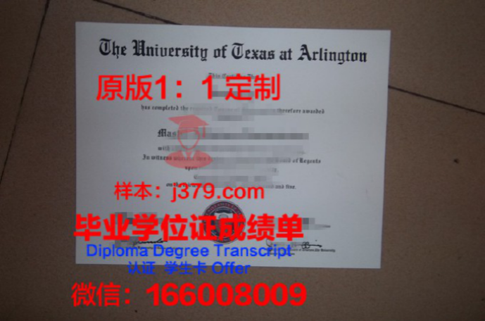 德州大学圣安东尼奥分校（国际学生信息）毕业证图片University of Texas at San Antonio (International  Diploma